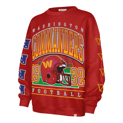 WASHINGTON COMMANDERS GO BIG '47 OVERSIZED CREW WOMENS