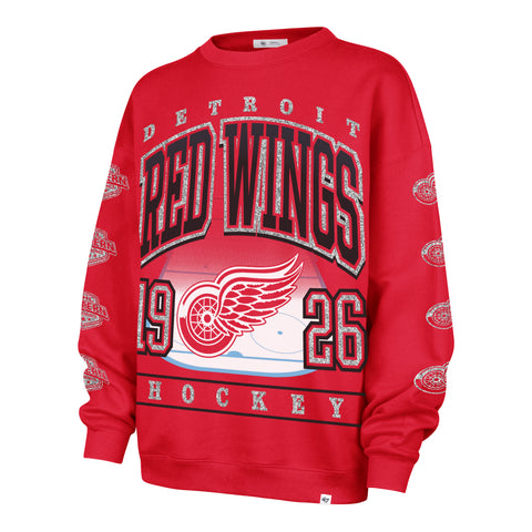 DETROIT RED WINGS GO BIG '47 OVERSIZED CREW WOMENS