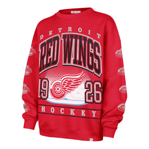 DETROIT RED WINGS GO BIG '47 OVERSIZED CREW WOMENS