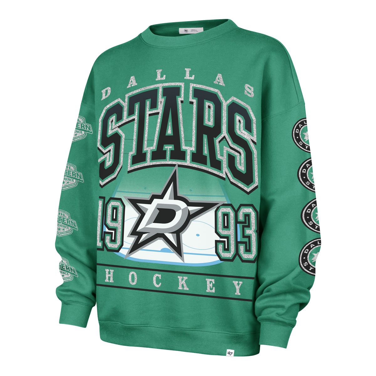 DALLAS STARS GO BIG '47 OVERSIZED CREW WOMENS