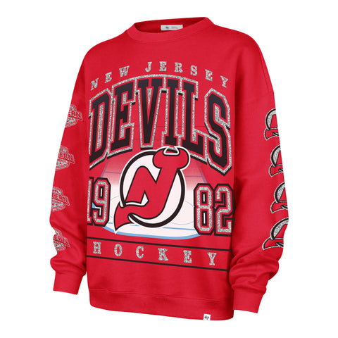 NEW JERSEY DEVILS GO BIG '47 OVERSIZED CREW WOMENS