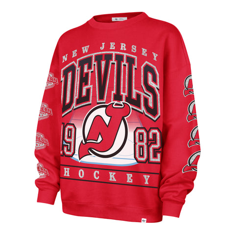 NEW JERSEY DEVILS GO BIG '47 OVERSIZED CREW WOMENS