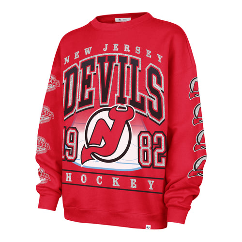 NEW JERSEY DEVILS GO BIG '47 OVERSIZED CREW WOMENS