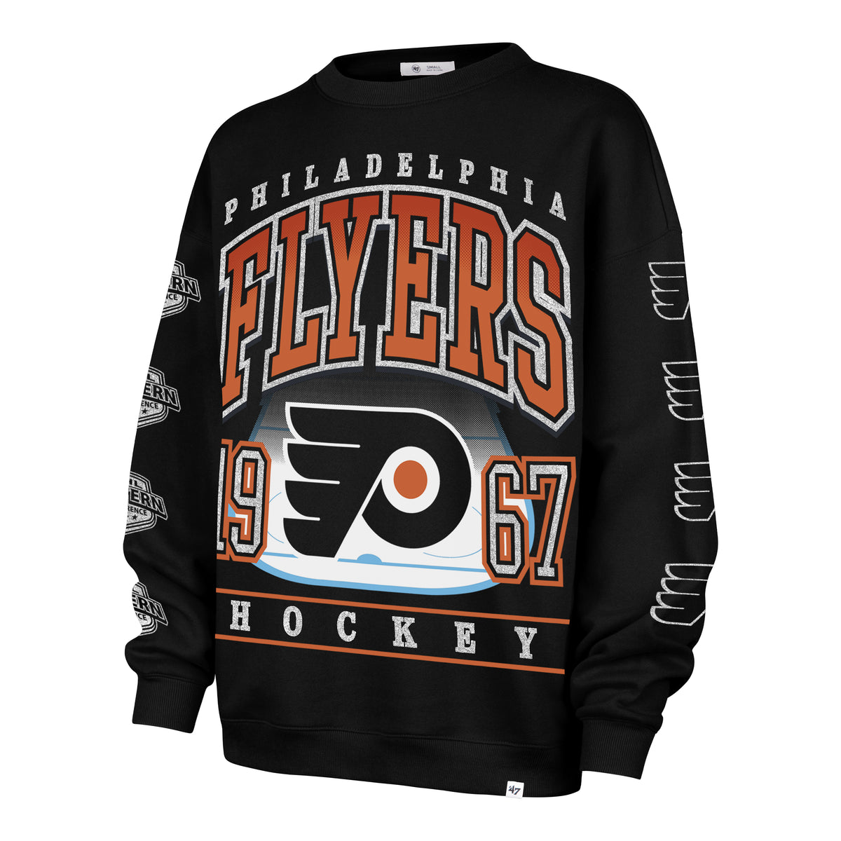 PHILADELPHIA FLYERS GO BIG '47 OVERSIZED CREW WOMENS