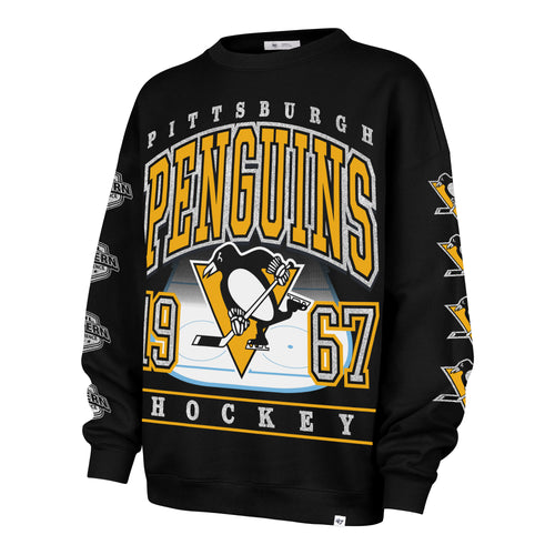 PITTSBURGH PENGUINS GO BIG '47 OVERSIZED CREW WOMENS