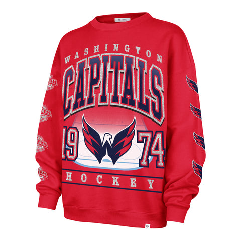 WASHINGTON CAPITALS GO BIG '47 OVERSIZED CREW WOMENS