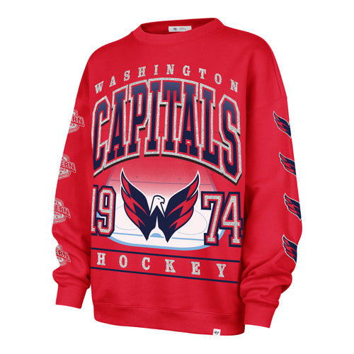 WASHINGTON CAPITALS GO BIG '47 OVERSIZED CREW WOMENS