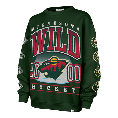 MINNESOTA WILD GO BIG OVERSIZED CREW WOMENS