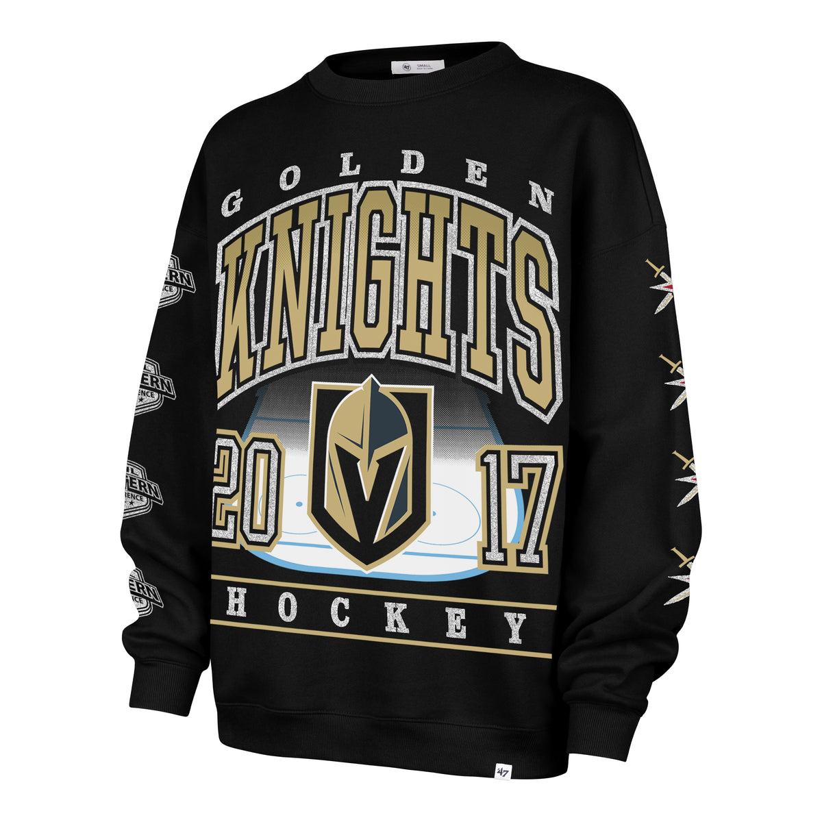VEGAS GOLDEN KNIGHTS GO BIG '47 OVERSIZED CREW WOMENS