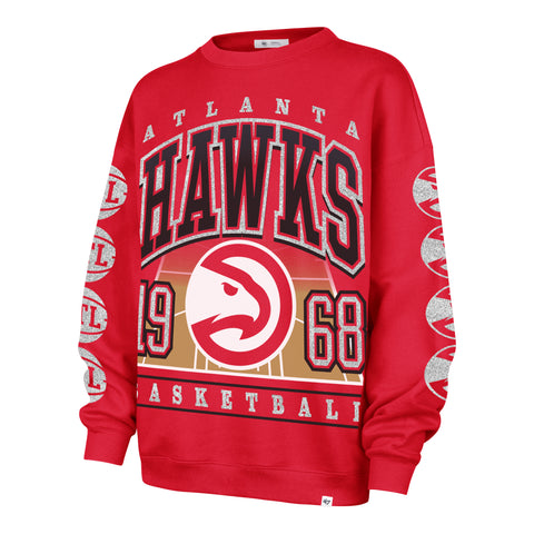 ATLANTA HAWKS GO BIG '47 OVERSIZED CREW WOMENS