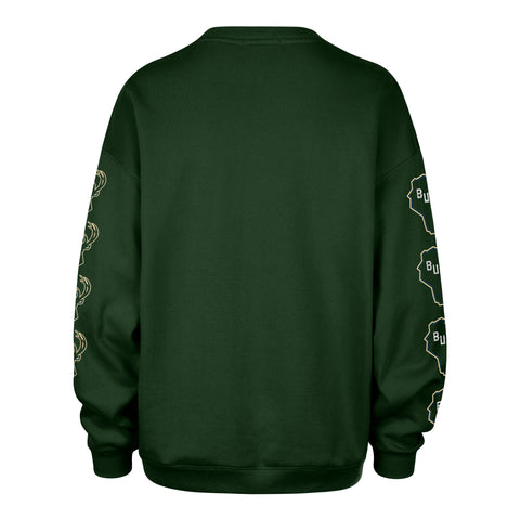 MILWAUKEE BUCKS GO BIG '47 OVERSIZED CREW WOMENS