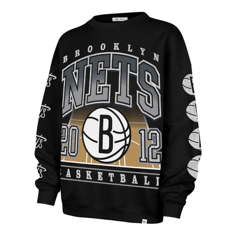 BROOKLYN NETS GO BIG '47 OVERSIZED CREW WOMENS