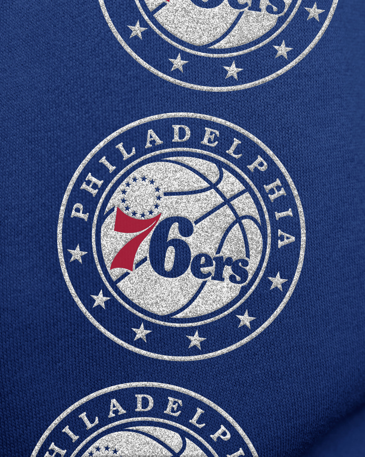 PHILADELPHIA 76ERS GO BIG OVERSIZED CREW WOMENS