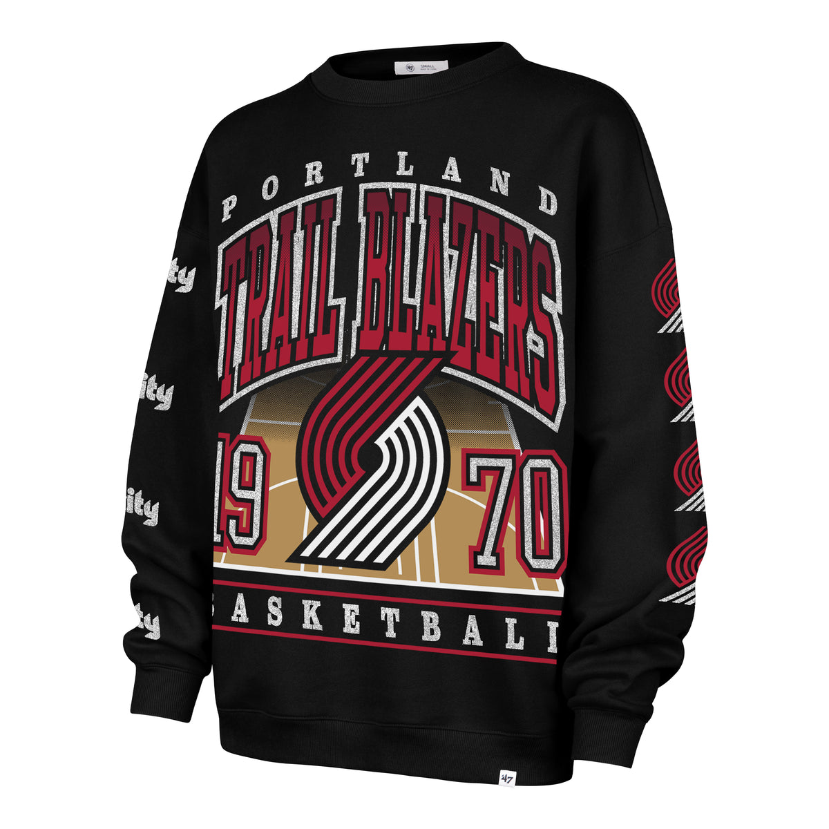 PORTLAND TRAILBLAZERS GO BIG '47 OVERSIZED CREW WOMENS