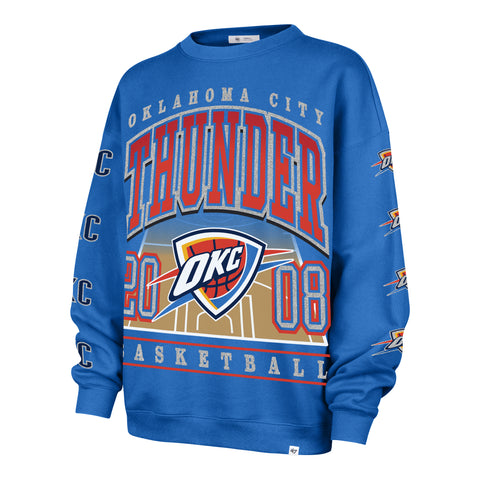 OKLAHOMA CITY THUNDER GO BIG '47 OVERSIZED CREW WOMENS