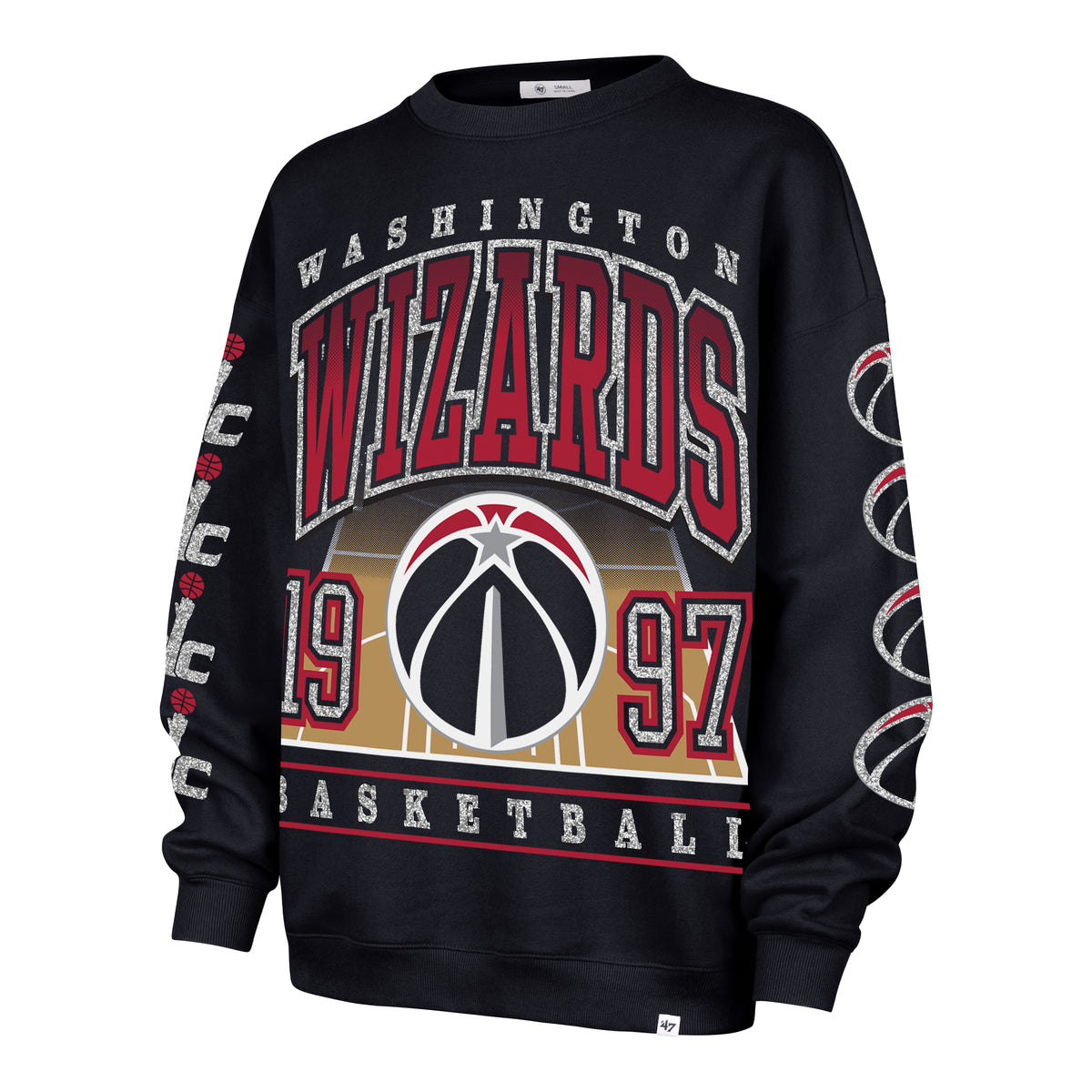 WASHINGTON WIZARDS GO BIG '47 OVERSIZED CREW WOMENS