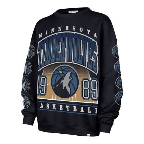 MINNESOTA TIMBERWOLVES GO BIG '47 OVERSIZED CREW WOMENS