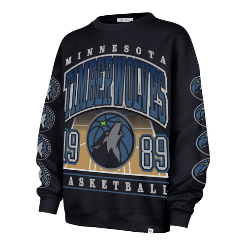 MINNESOTA TIMBERWOLVES GO BIG '47 OVERSIZED CREW WOMENS