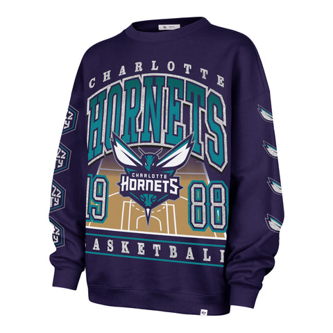 CHARLOTTE HORNETS GO BIG '47 OVERSIZED CREW WOMENS