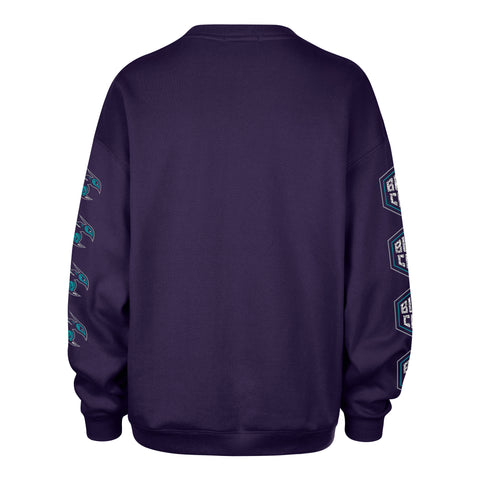 CHARLOTTE HORNETS GO BIG '47 OVERSIZED CREW WOMENS