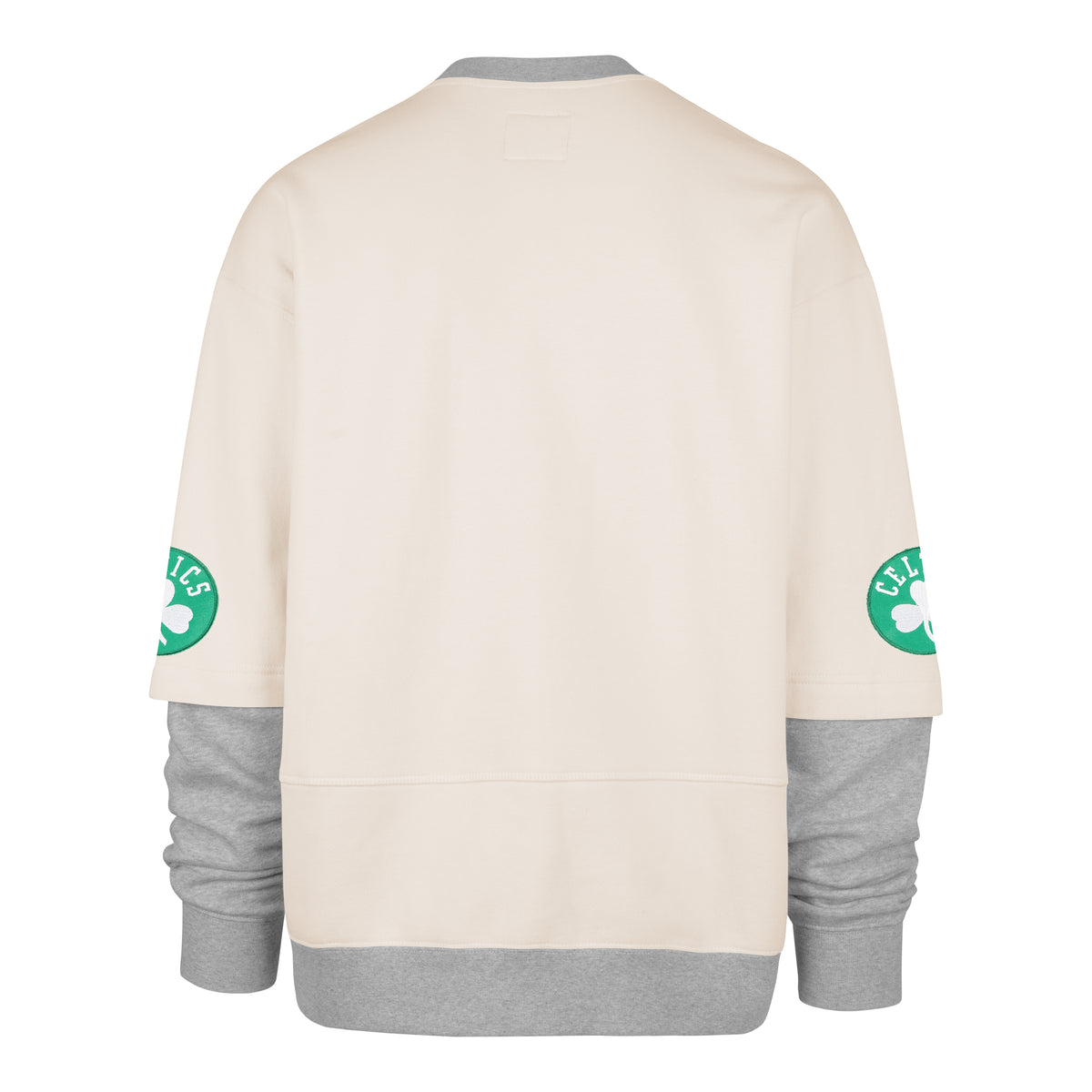 BOSTON CELTICS TRIFECTA '47 DOUBLE LAYERED SNAP CREW