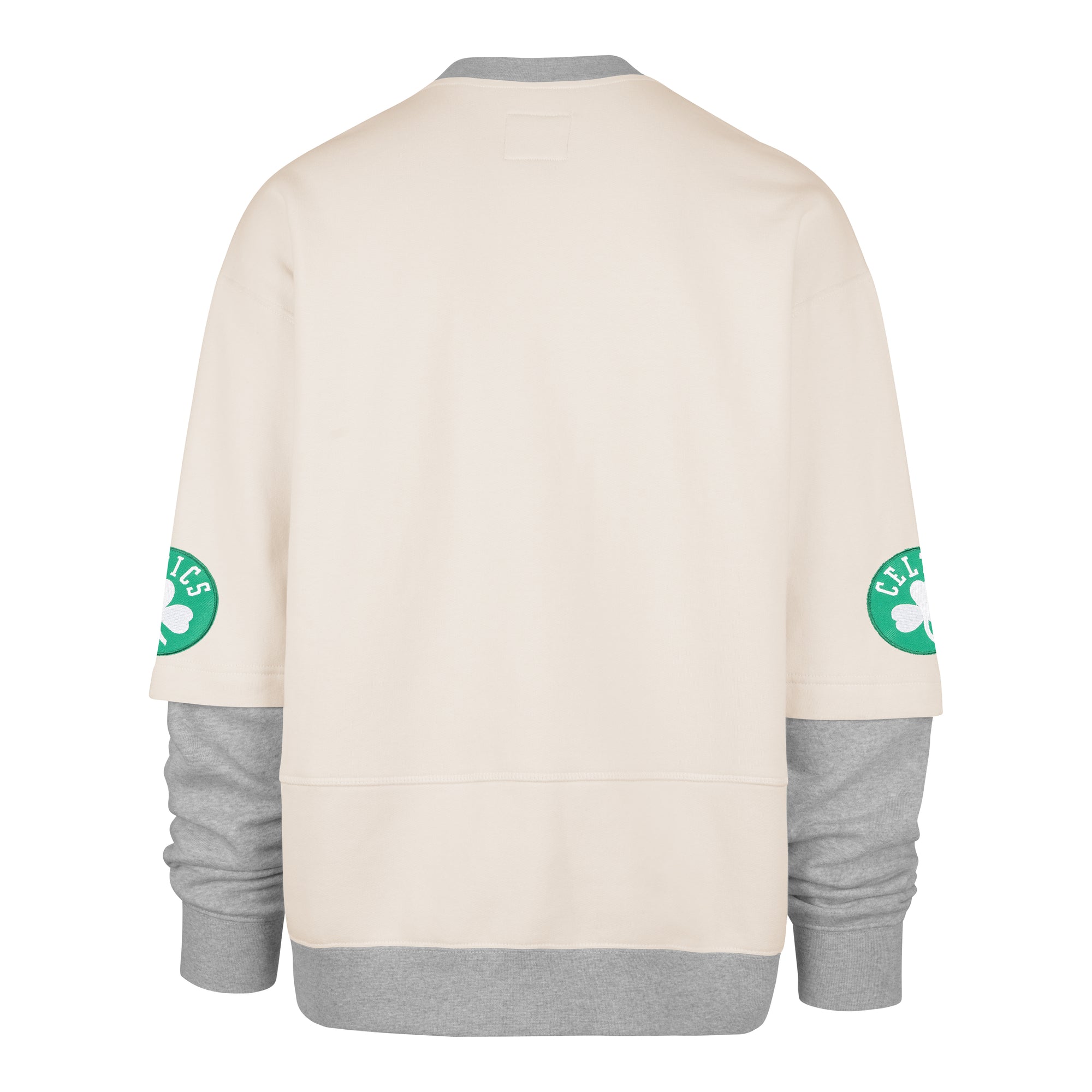 BOSTON CELTICS TRIFECTA '47 DOUBLE LAYERED SNAP CREW