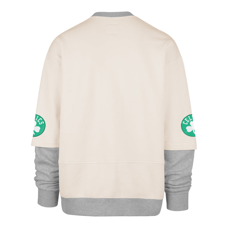 BOSTON CELTICS TRIFECTA '47 DOUBLE LAYERED SNAP CREW