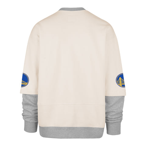 GOLDEN STATE WARRIORS TRIFECTA '47 DOUBLE LAYERED SNAP CREW