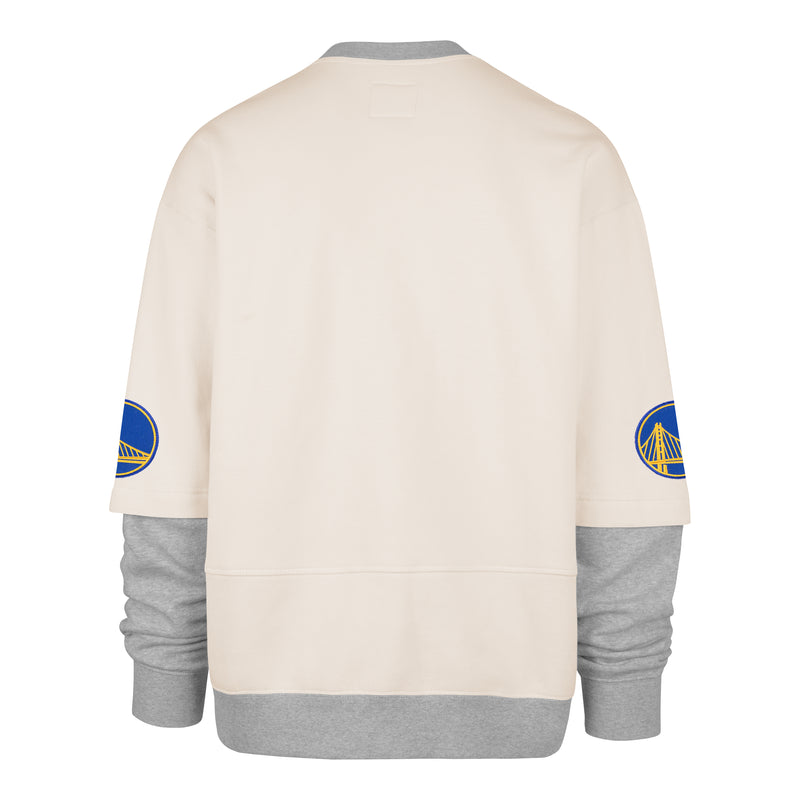 GOLDEN STATE WARRIORS TRIFECTA '47 DOUBLE LAYERED SNAP CREW