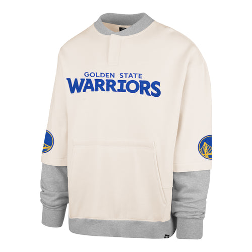 GOLDEN STATE WARRIORS TRIFECTA '47 DOUBLE LAYERED SNAP CREW