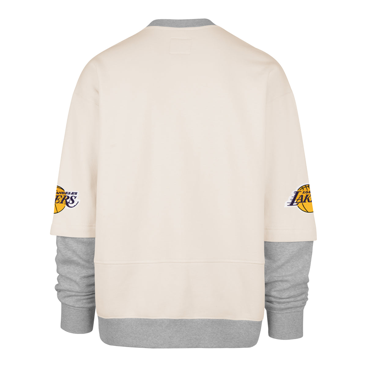 LOS ANGELES LAKERS TRIFECTA '47 DOUBLE LAYERED SNAP CREW