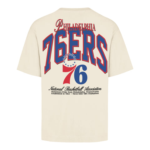 PHILADELPHIA 76ERS BACK DOOR '47 FOUNDATION POCKET TEE