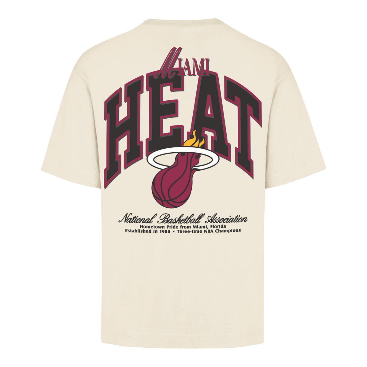 MIAMI HEAT BACK DOOR '47 FOUNDATION POCKET TEE