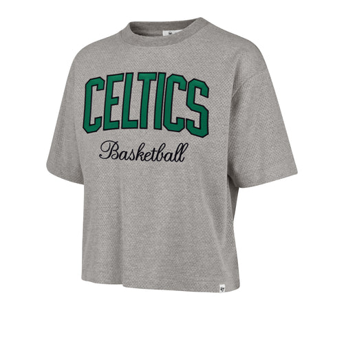 BOSTON CELTICS PIVOT DROP NEEDLE '47 CITY TEE WOMENS