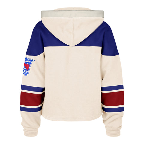NEW YORK RANGERS SHOT BLOCK CROPPED '47 SUPERIOR LACER HOOD WOMENS