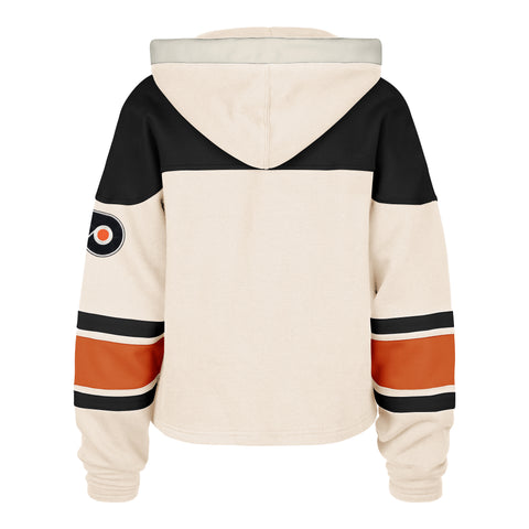 PHILADELPHIA FLYERS SHOT BLOCK CROPPED '47 SUPERIOR LACER HOOD WOMENS