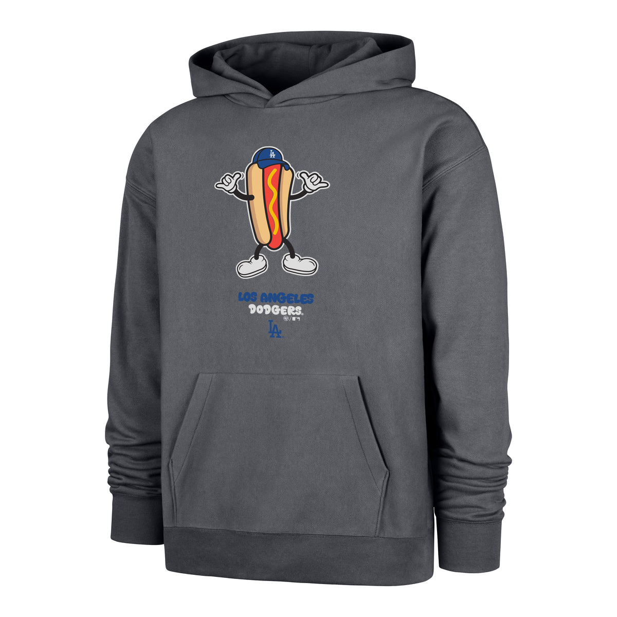 LOS ANGELES DODGERS CARTOON '47 FOUNDATION HOOD