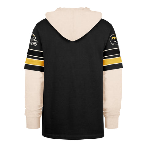 IOWA HAWKEYES SPLIT ZONE '47 CORNERBCK DUO LACER