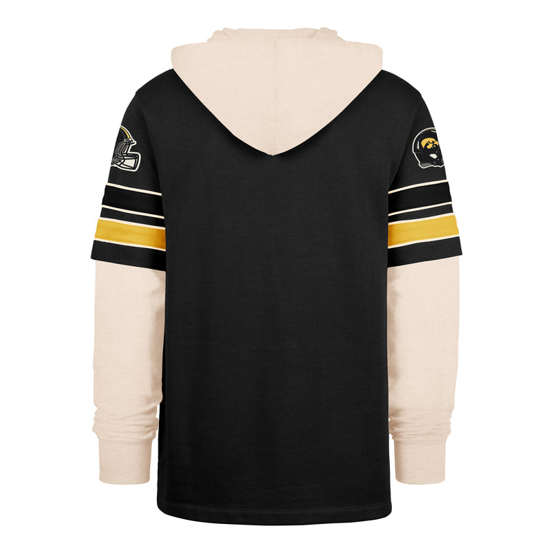 IOWA HAWKEYES SPLIT ZONE '47 CORNERBCK DUO LACER
