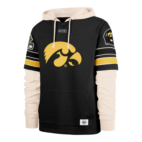 IOWA HAWKEYES SPLIT ZONE '47 CORNERBCK DUO LACER