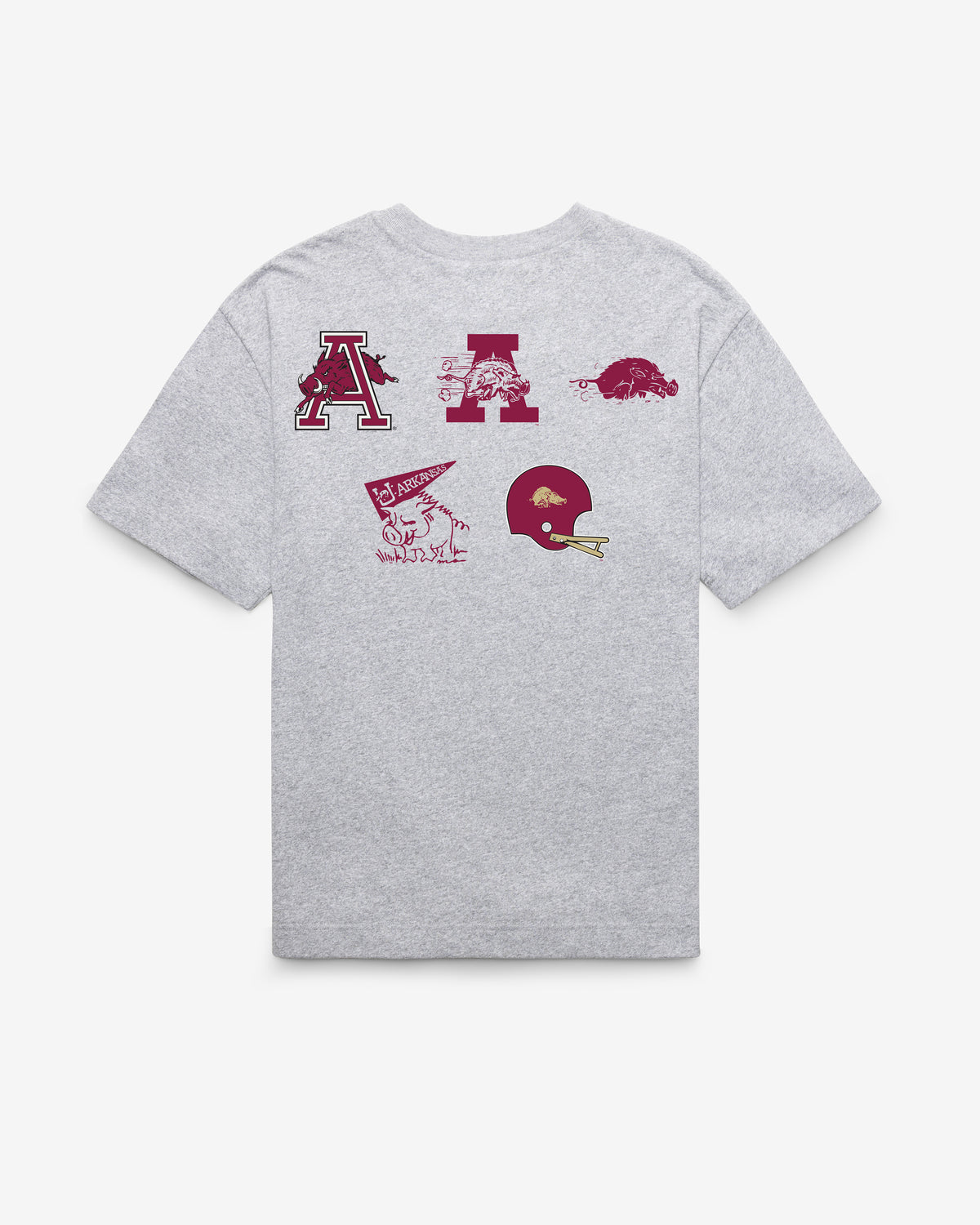 ARKANSAS RAZORBACKS VINTAGE HISTORY LOCK '47 FOUNDATION TEE