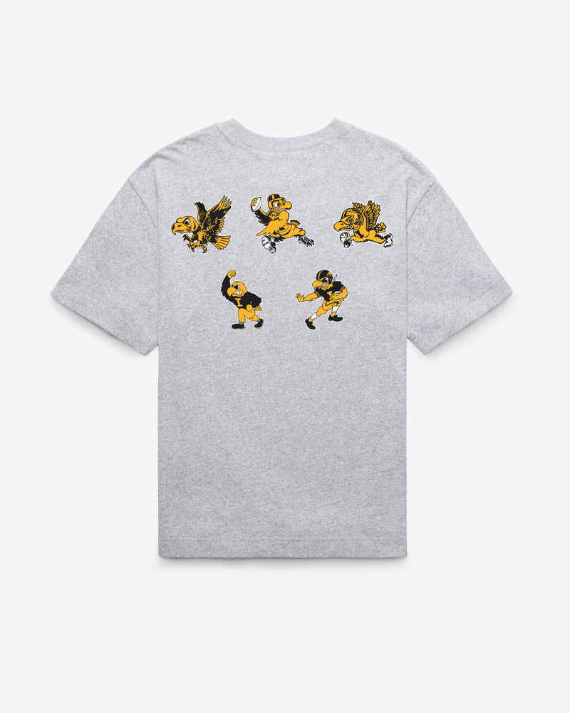 IOWA HAWKEYES VINTAGE HISTORY LOCK '47 FOUNDATION TEE