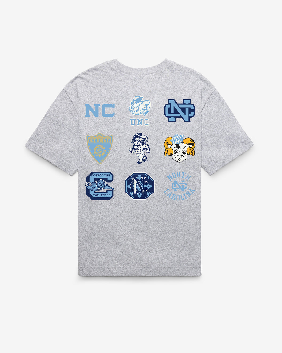 NORTH CAROLINA TAR HEELS UNC VINTAGE HISTORY LOCK '47 FOUNDATION TEE