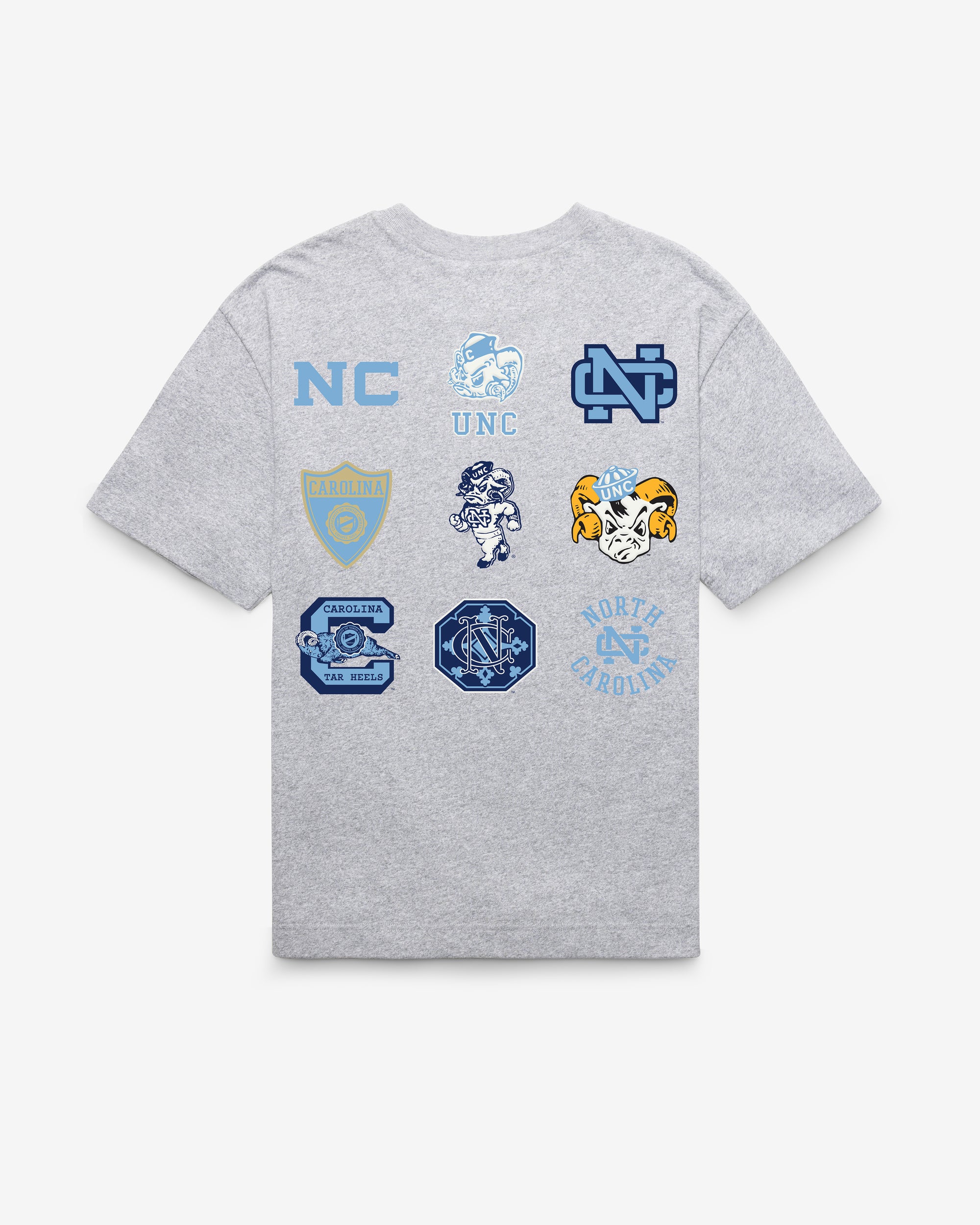 NORTH CAROLINA TAR HEELS UNC VINTAGE HISTORY LOCK '47 FOUNDATION TEE