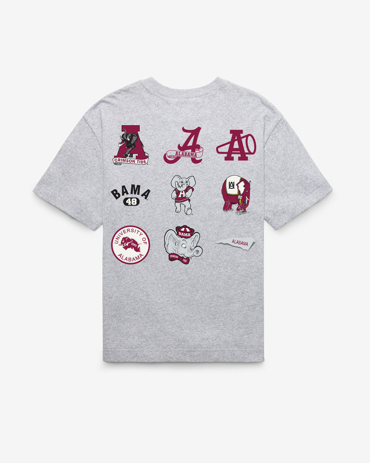 ALABAMA CRIMSON TIDE VINTAGE HISTORY LOCK '47 FOUNDATION TEE