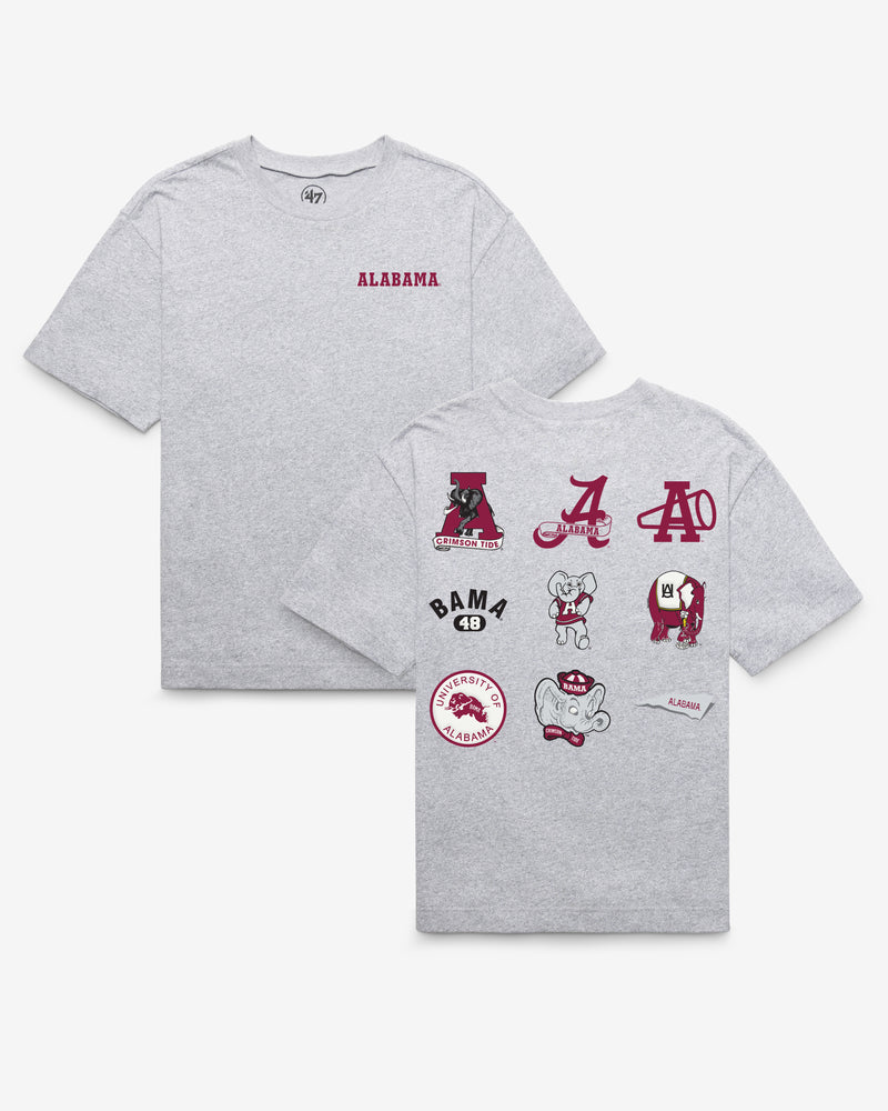 ALABAMA CRIMSON TIDE VINTAGE HISTORY LOCK '47 FOUNDATION TEE