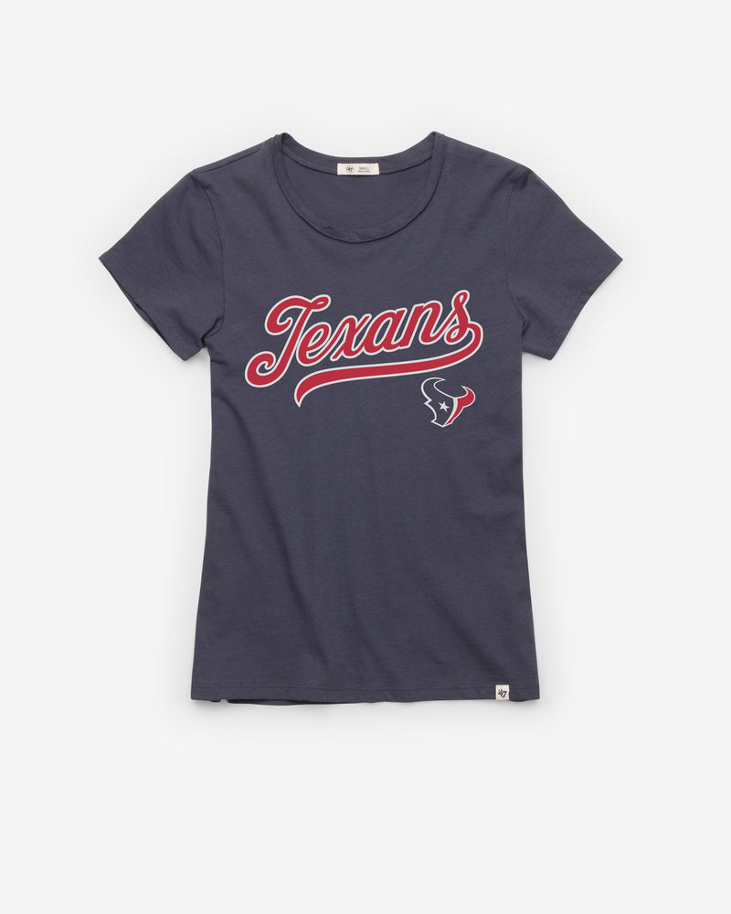 HOUSTON TEXANS TAIL SWEEP '47 FRANKIE TEE WOMENS