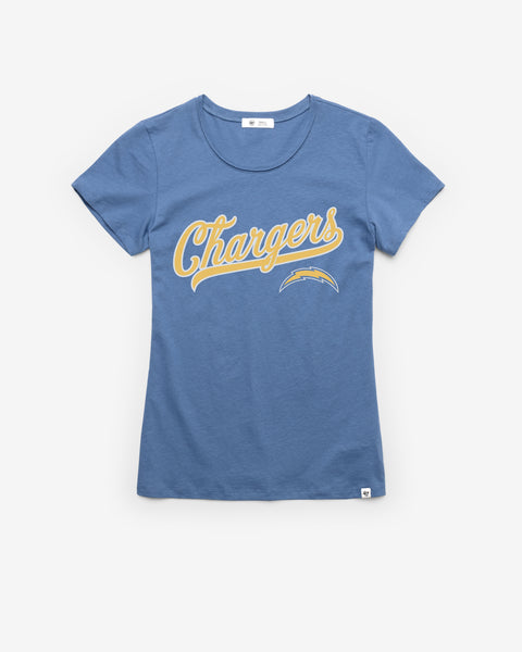 LOS ANGELES CHARGERS TAIL SWEEP '47 FRANKIE TEE WOMENS