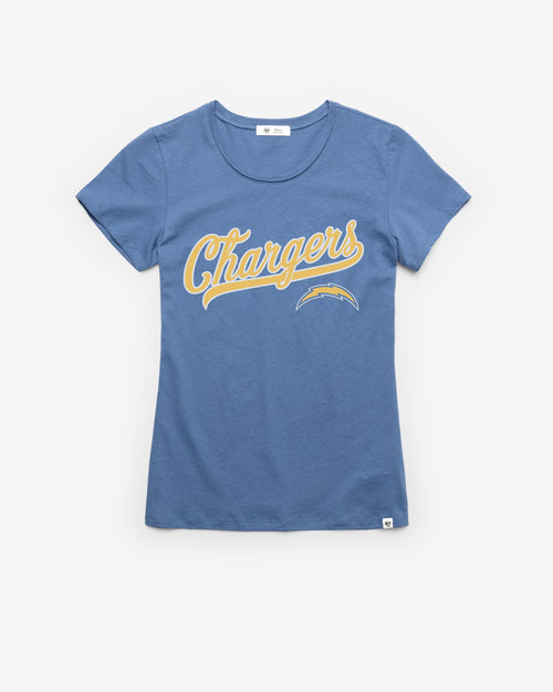 LOS ANGELES CHARGERS TAIL SWEEP '47 FRANKIE TEE WOMENS
