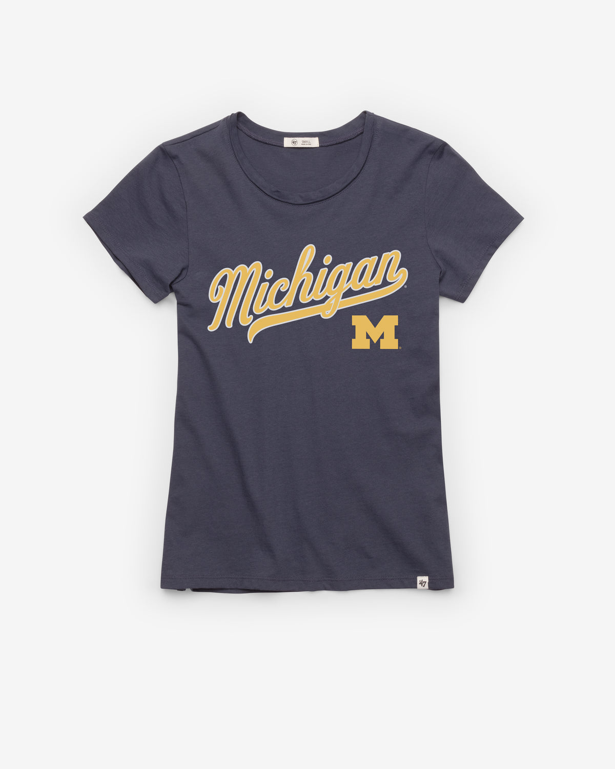 MICHIGAN WOLVERINES TAIL SWEEP '47 FRANKIE TEE WOMENS